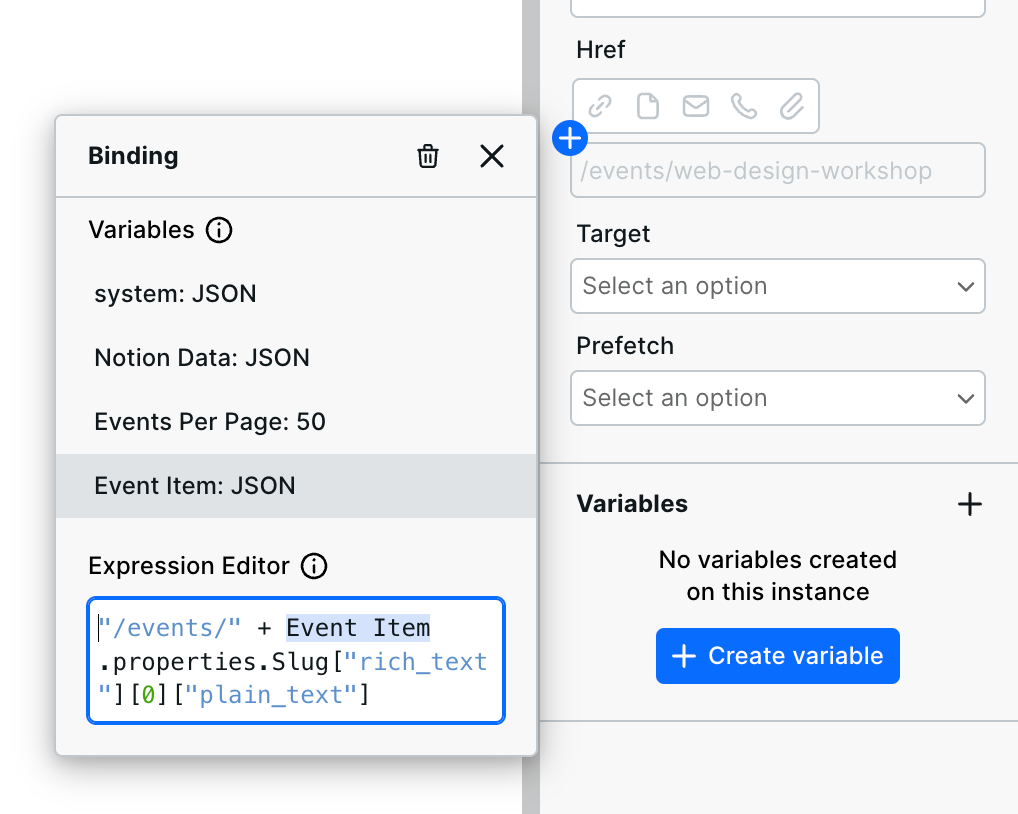 Linking to each Notion records' corresponding page